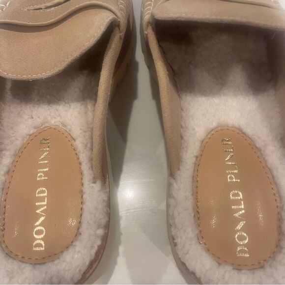 Donald Pliner Hillie Suede Sherpa Slide size 7.5 - Picture 6 of 8